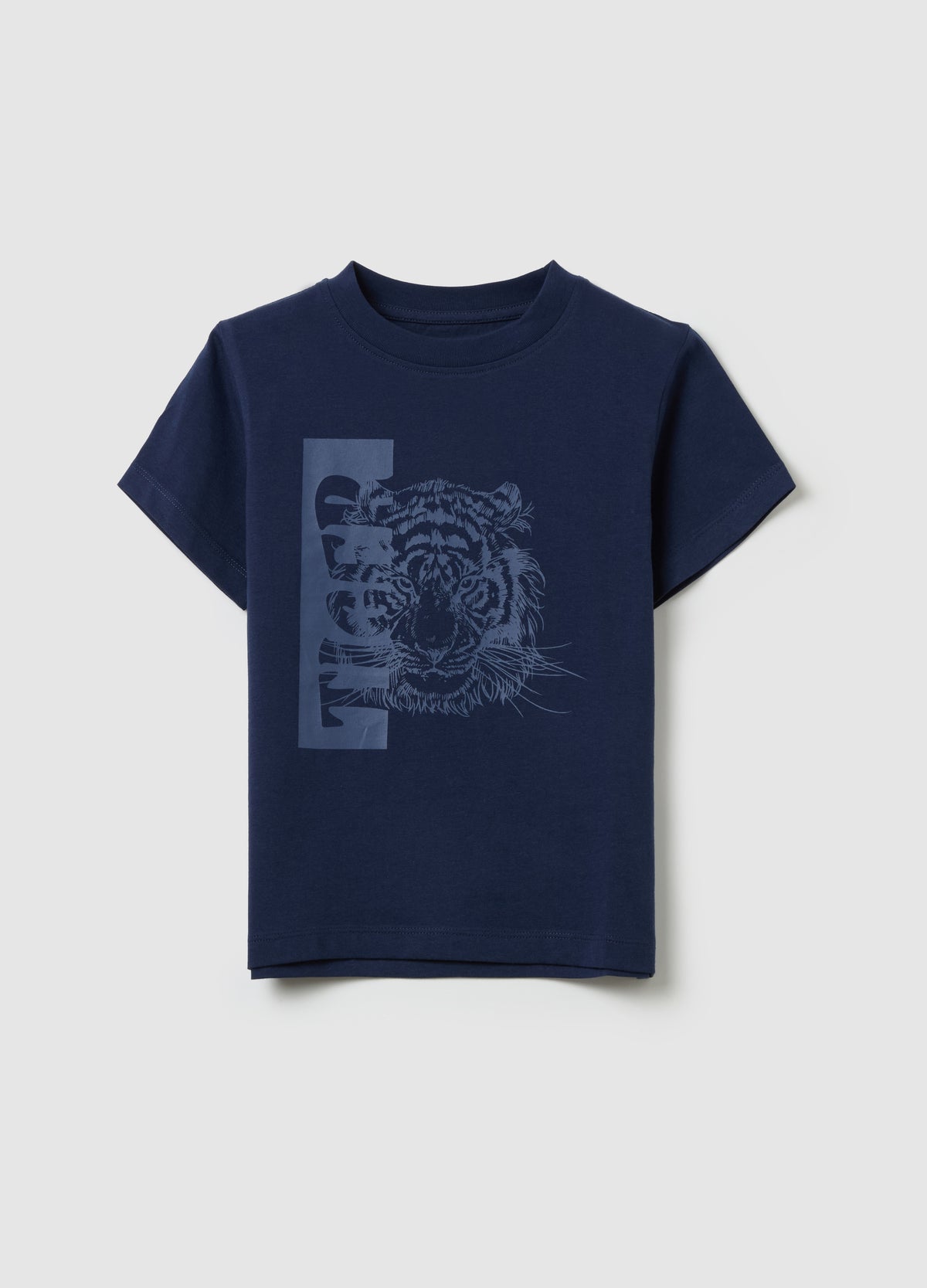 Ovs Cotton T-Shirt With Print