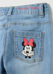 Ovs Five-Pocket Jeans With Minnie Mouse Print