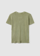Ovs Acid Wash T-Shirt With ''Denim Mind� Print