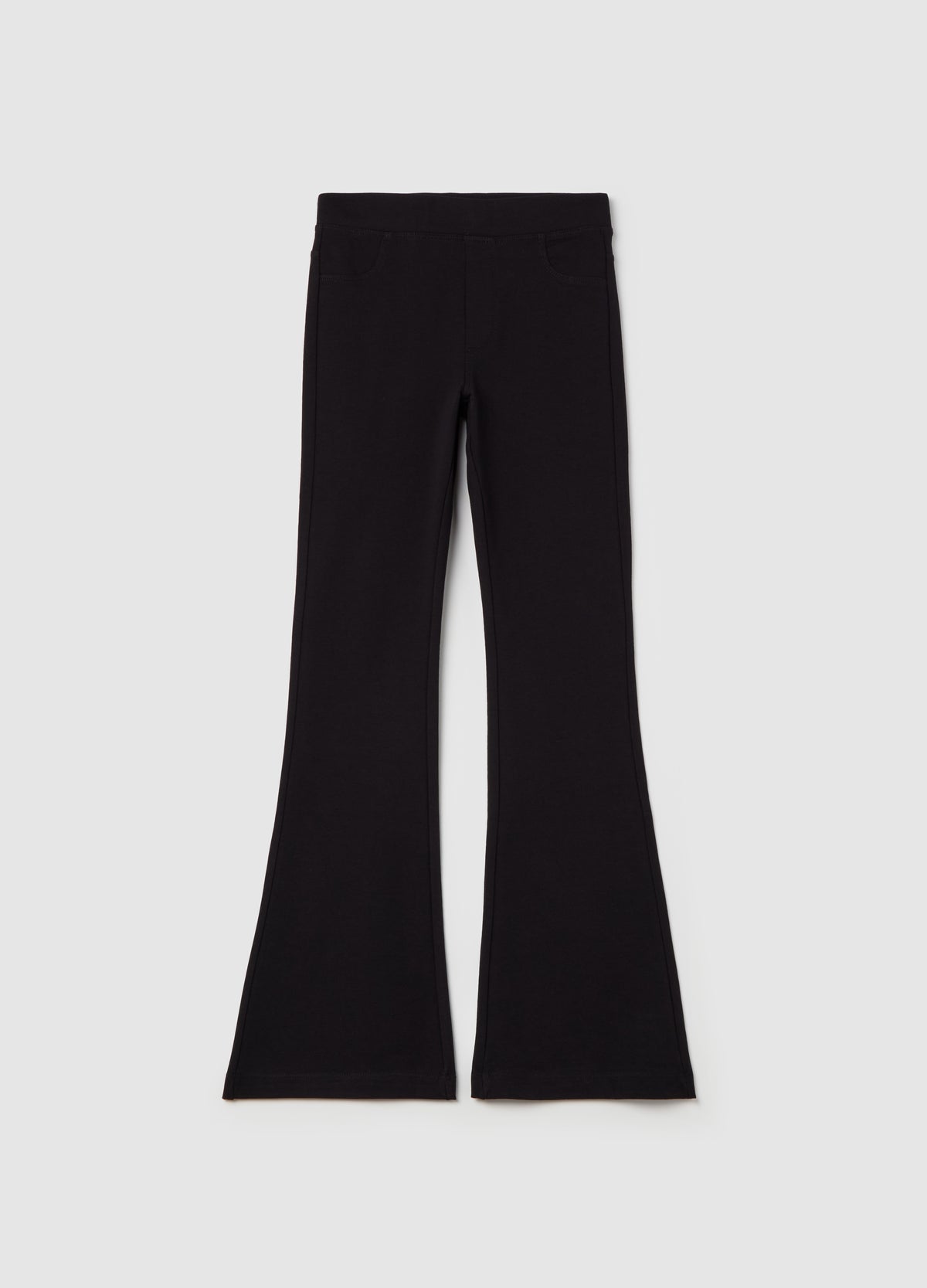 Ovs Flare-Fit Treggings In Stretch Cotton