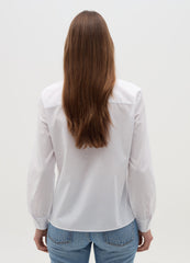 Ovs Curvy Shirt In Cotton Blend