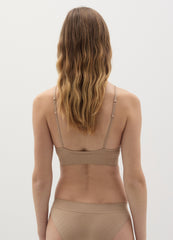 Ovs Microfibre Bralette With Dobby Weave