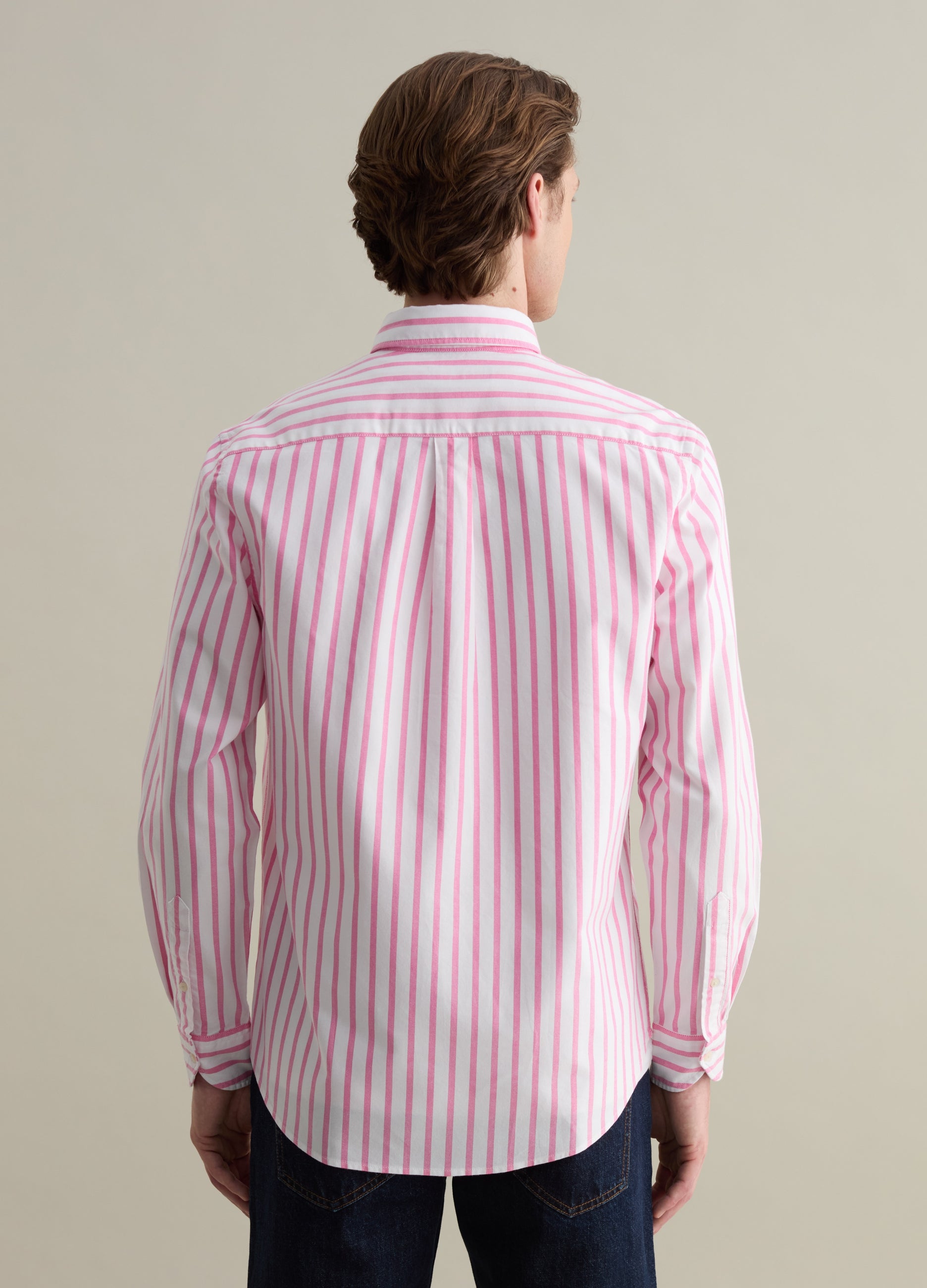 Ovs Striped Button-Down Shirt With Pocket