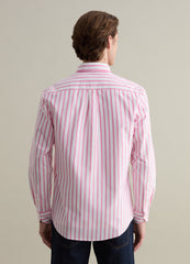 Ovs Striped Button-Down Shirt With Pocket