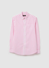 Ovs Striped Button-Down Shirt With Pocket