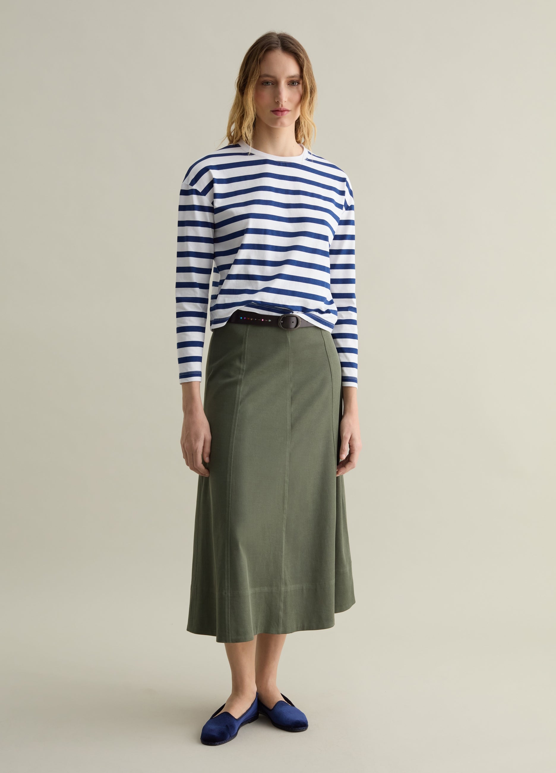 Ovs Boxy-Fit Striped T-Shirt