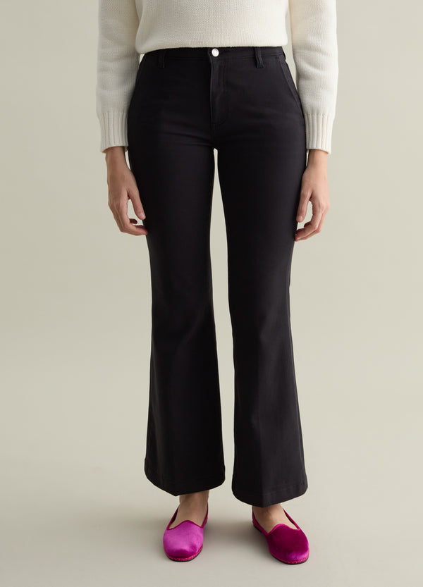 Ovs Flare-Fit Chino Trousers In Twill