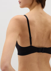 Semi-Padded Triangle Bra With Geometric Motif