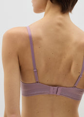 Semi-Padded Triangle Bra With Geometric Motif