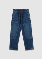 Ovs Denim Joggers With Drawstring