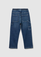 Ovs Denim Joggers With Drawstring