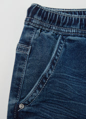 Ovs Denim Joggers With Drawstring