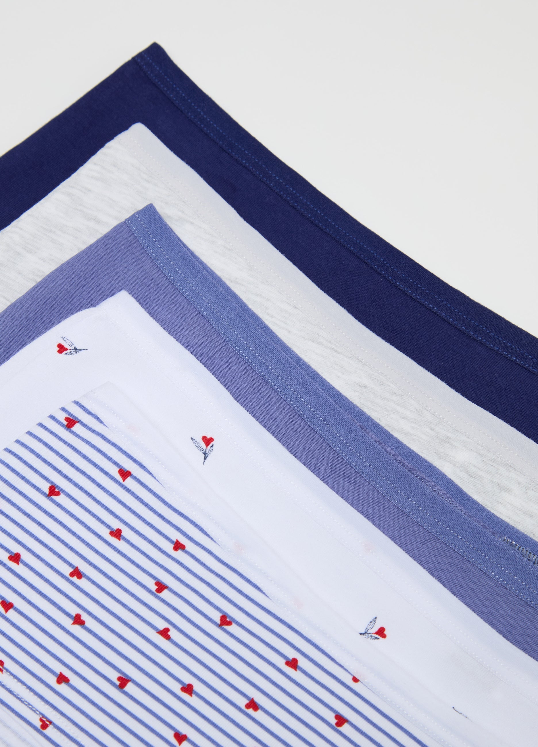 Ovs Five-Pack Knicker Shorts With Print