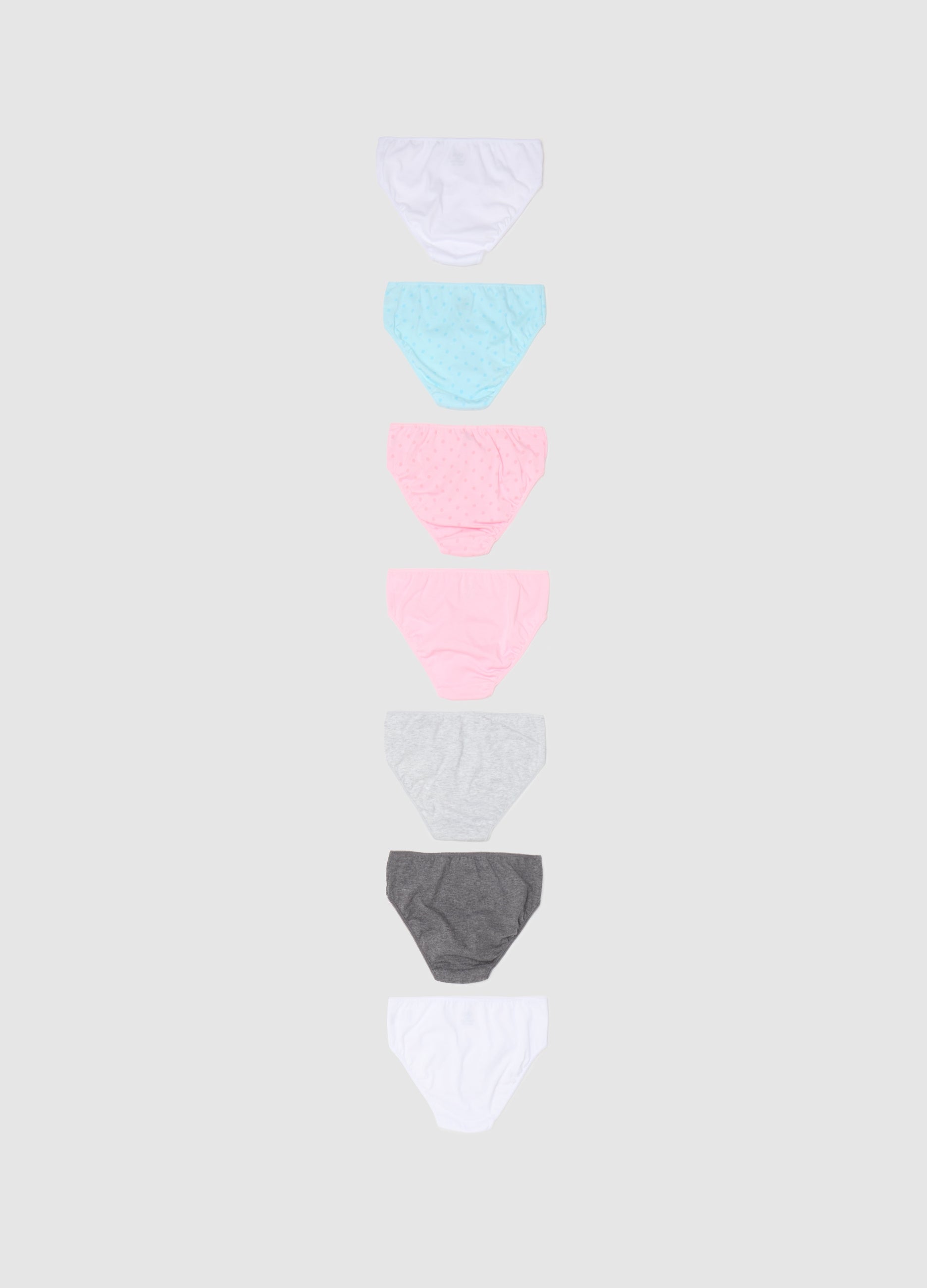 Ovs Seven-Pack Briefs In Cotton With Bow