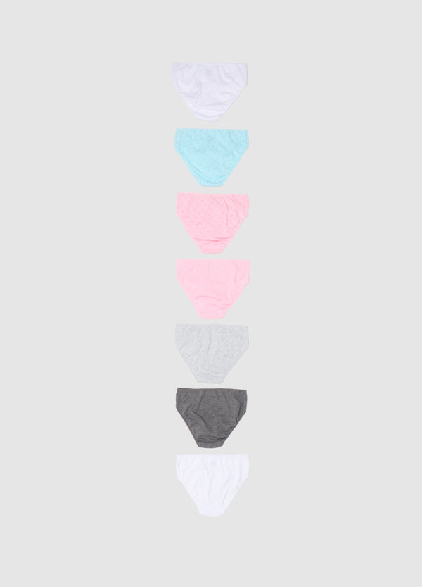Ovs Seven-Pack Briefs In Cotton With Bow