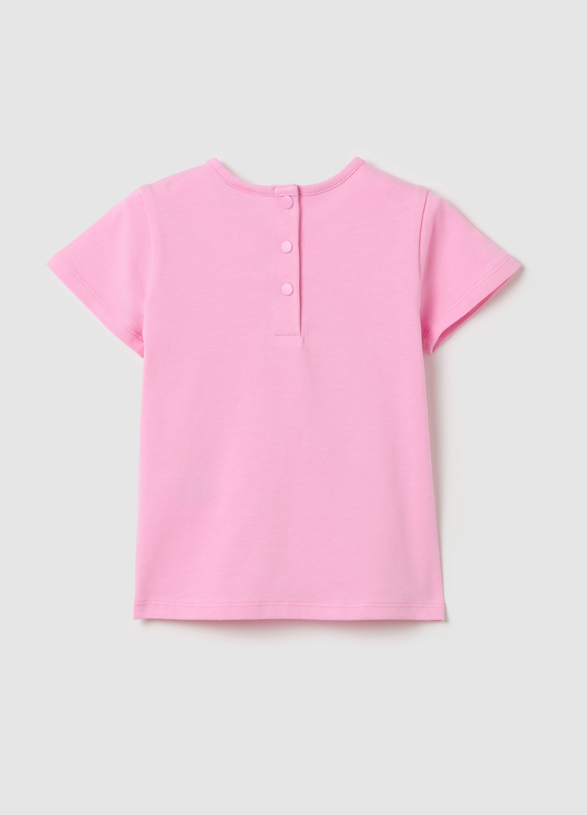 Ovs T-Shirt With Skater Flower And Diamantés