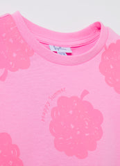 Ovs Cotton T-Shirt With Fruit Print