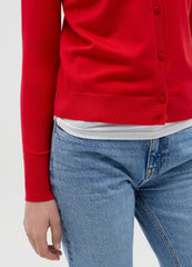 Ovs Cardigan With Round Neckline