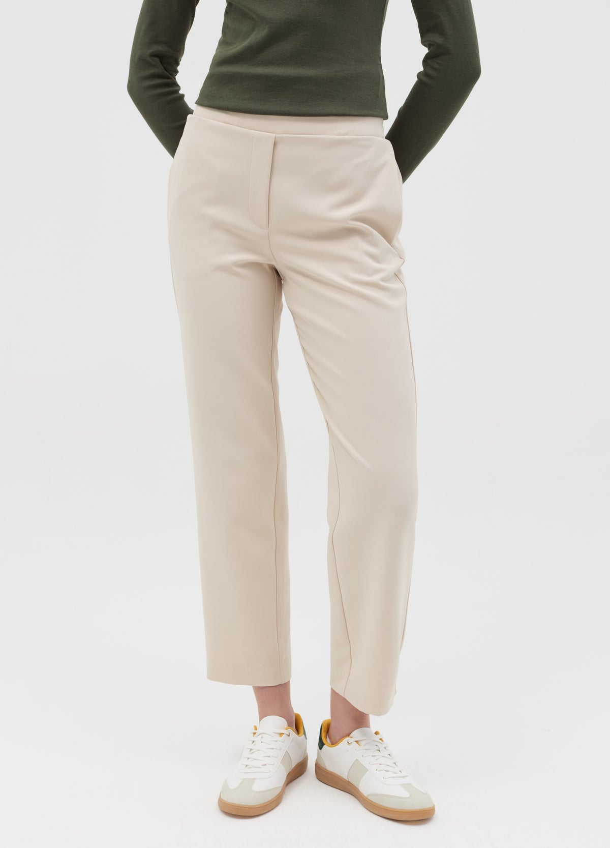 Ovs Slim-Fit Ankle-Length Trousers