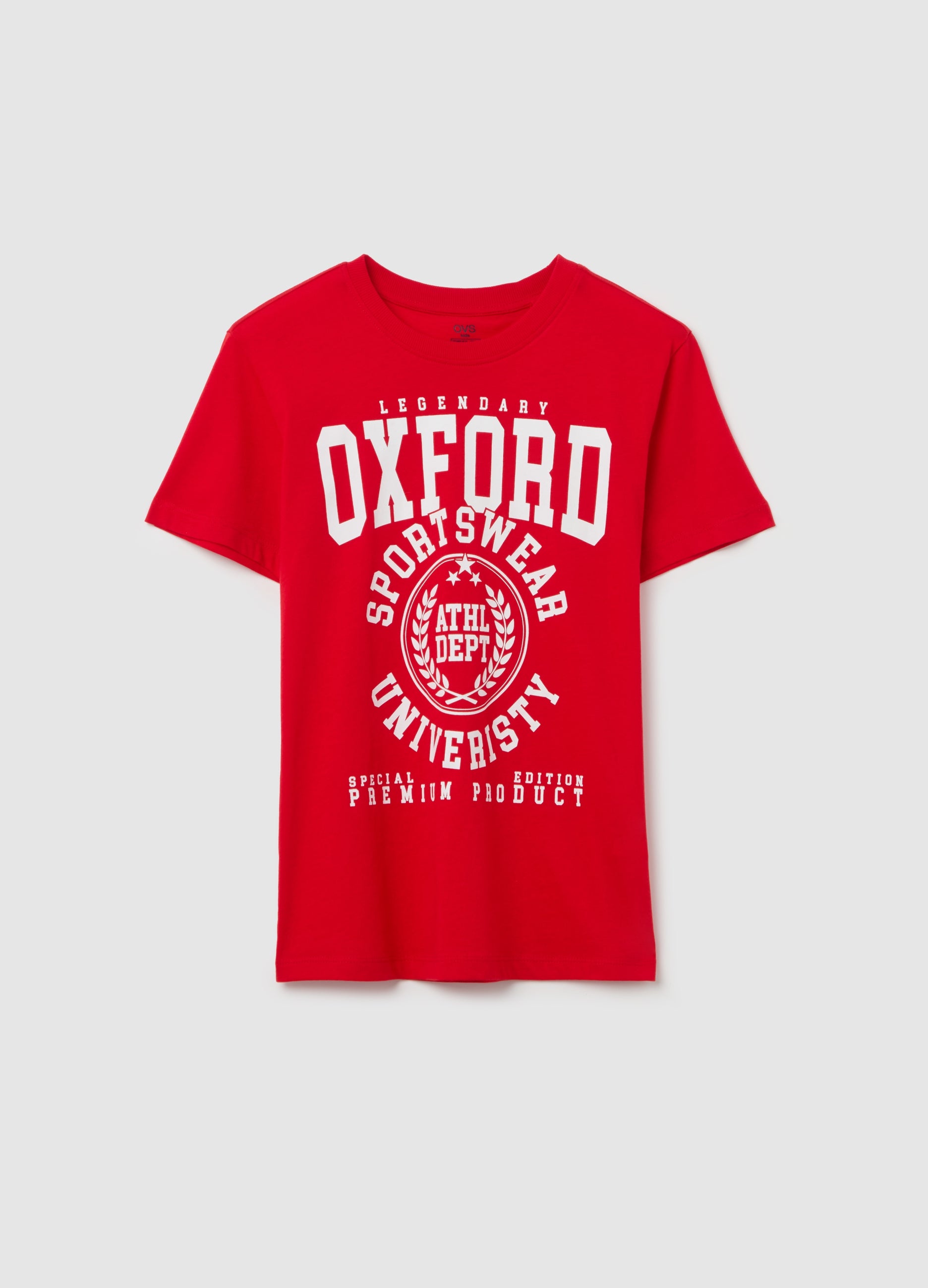Ovs T-Shirt In Cotton With ''Sportswear University� Print