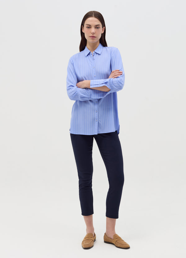 Ovs Slim-Fit Ankle-Length Chinos