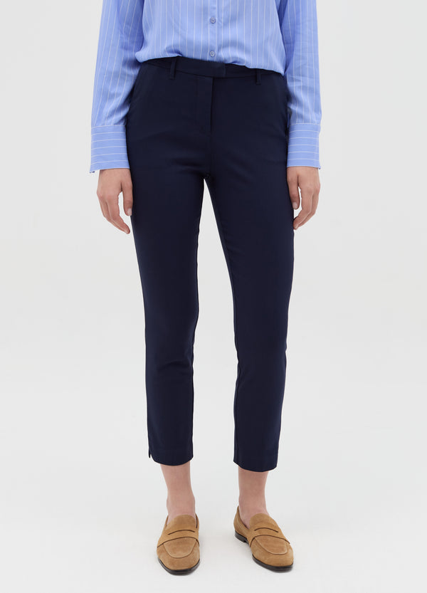 Ovs Slim-Fit Ankle-Length Chinos