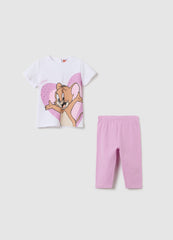 Ovs Jogging Set With Jerry Print And Studs