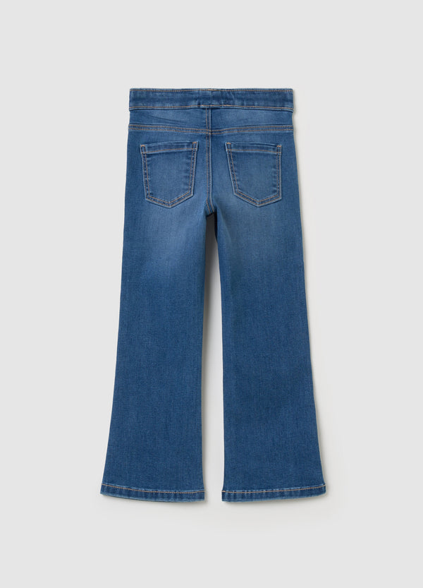 Ovs Flare-Fit Jeggings With Pockets