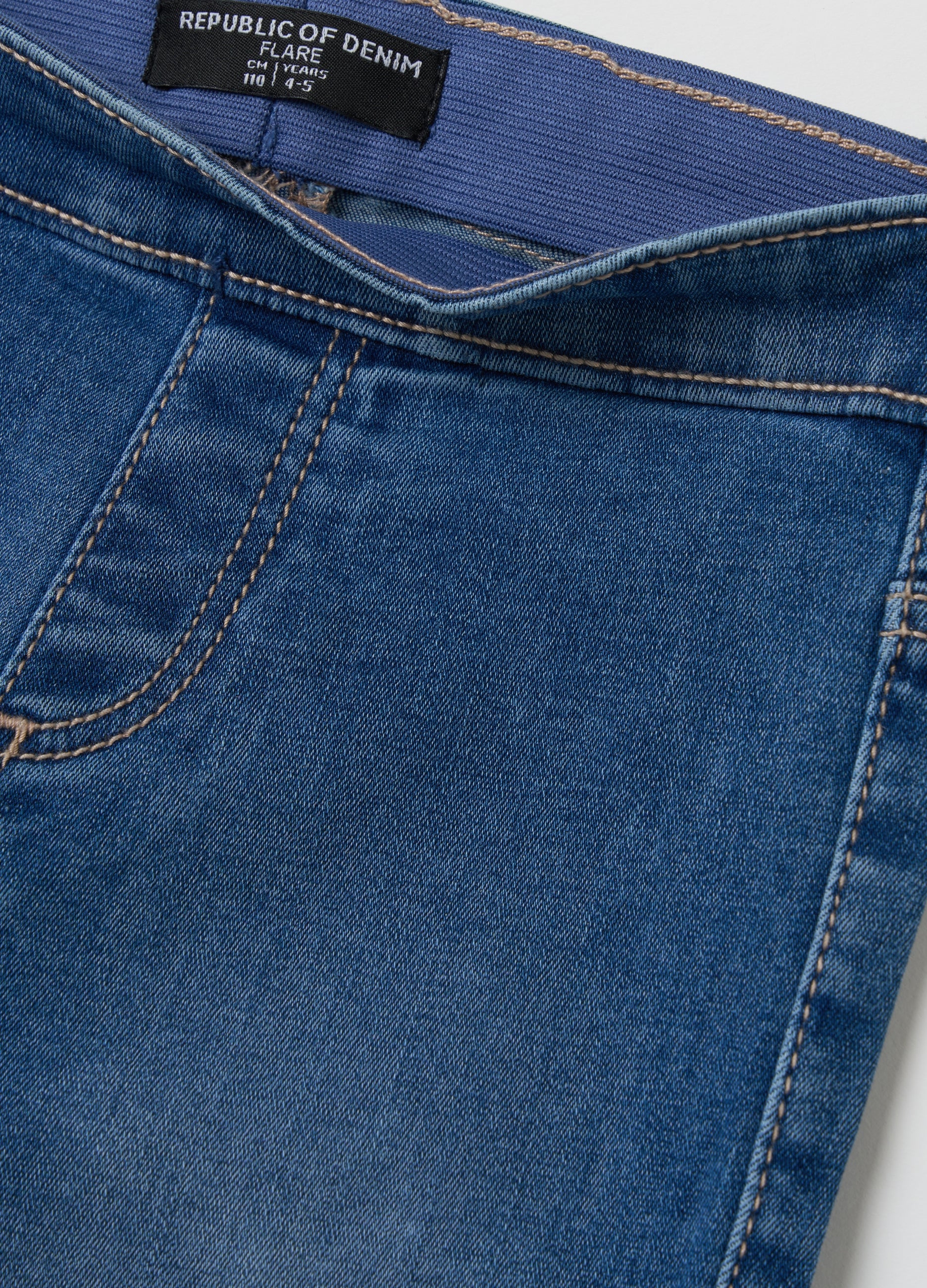 Ovs Flare-Fit Jeggings With Pockets