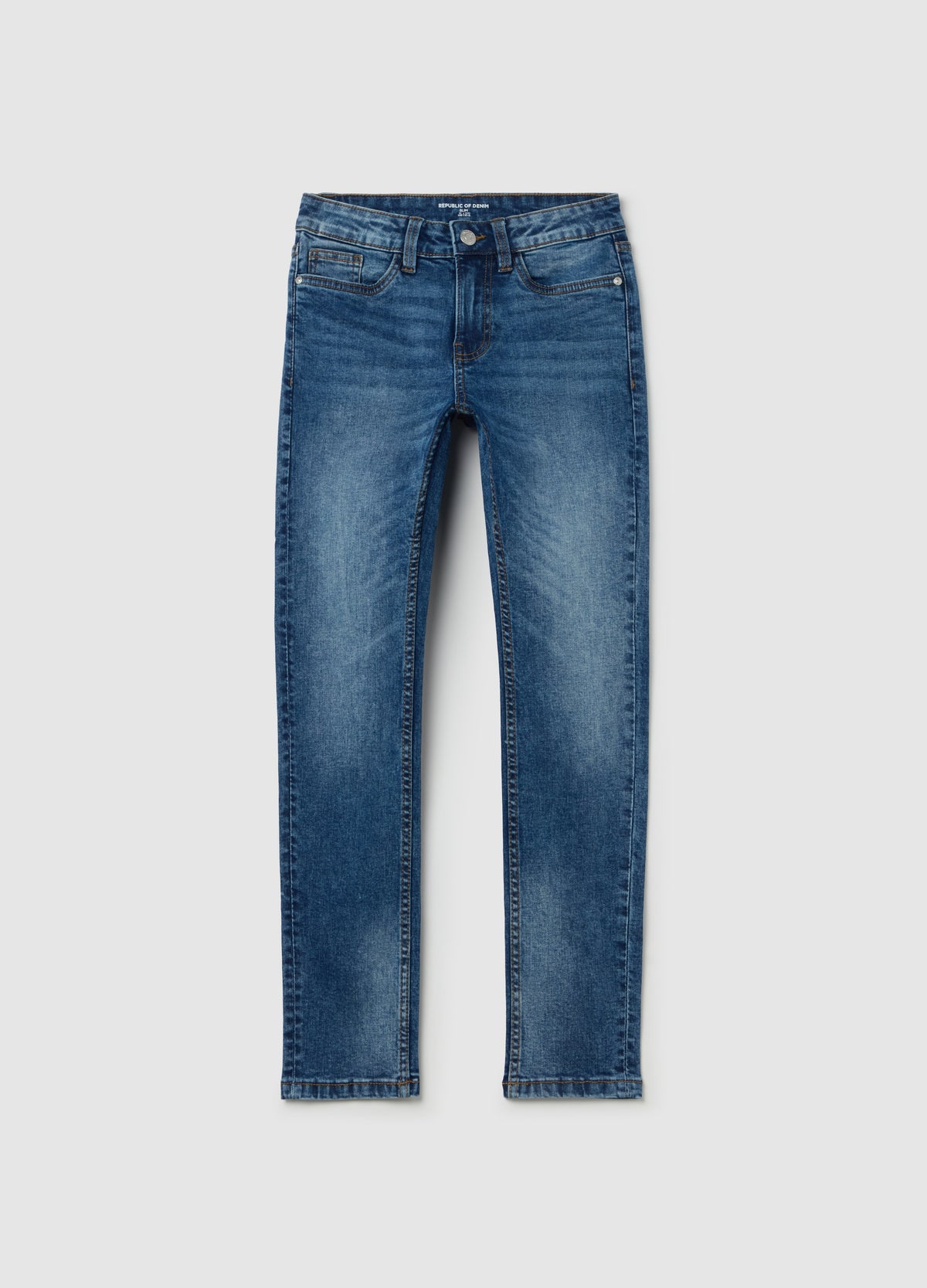 Ovs Slim-Fit Jeans With Five Pockets