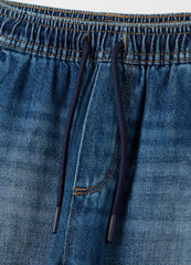 Ovs Denim Joggers With Drawstring