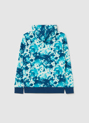 Ovs Tie Dye Sweatshirt In French Terry With Hood