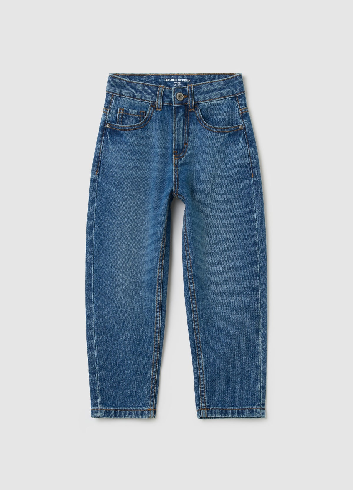 Ovs Loose-Fit Jeans With Five Pockets