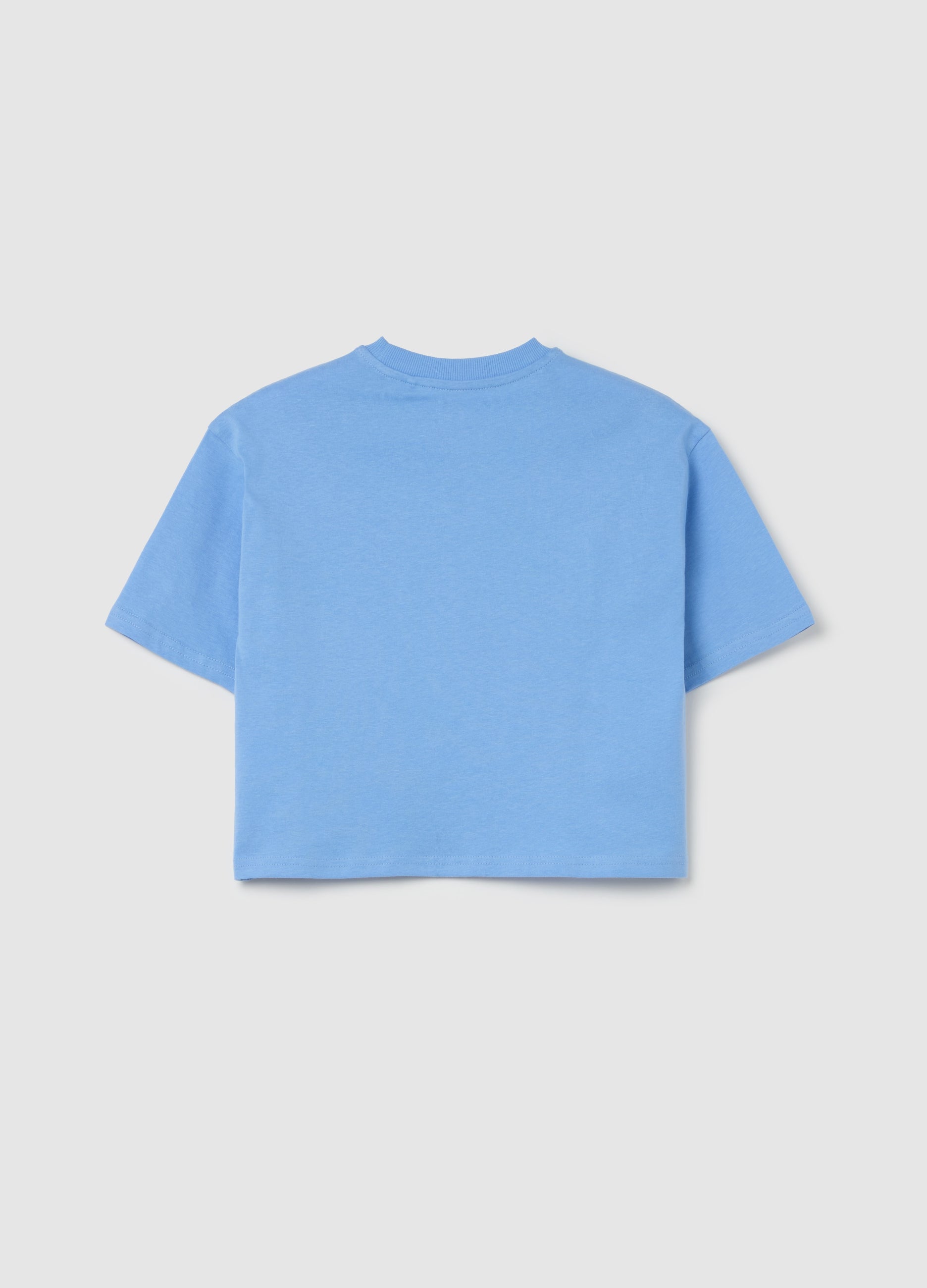 Ovs ''Sunset Campus Party� Cotton T-Shirt With Boxy Fit