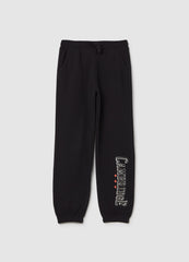 Ovs Joggers With Drawstring And ''Cambridge� Print