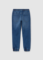Ovs Denim Joggers With Drawstring