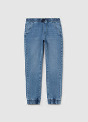 Ovs Denim Joggers With Drawstring