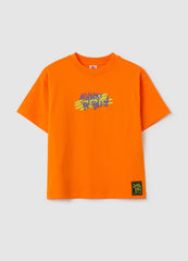 Cotton T-Shirt With Tom & Jerry Print
