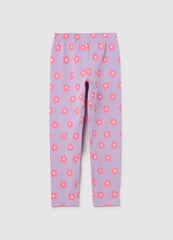 Ovs Printed Stretch Cotton Leggings
