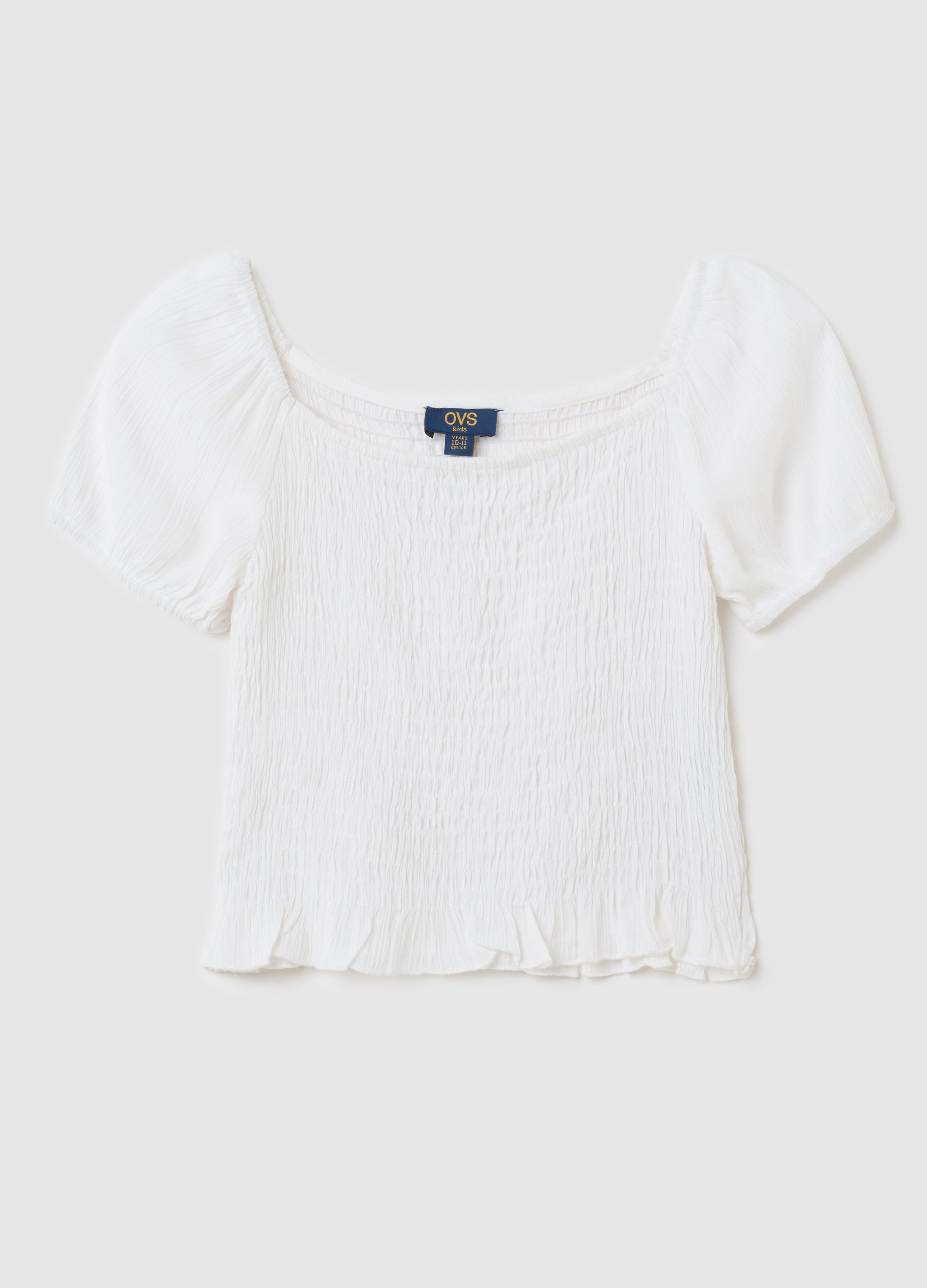 Ovs Crêpe Blouse With Shirring