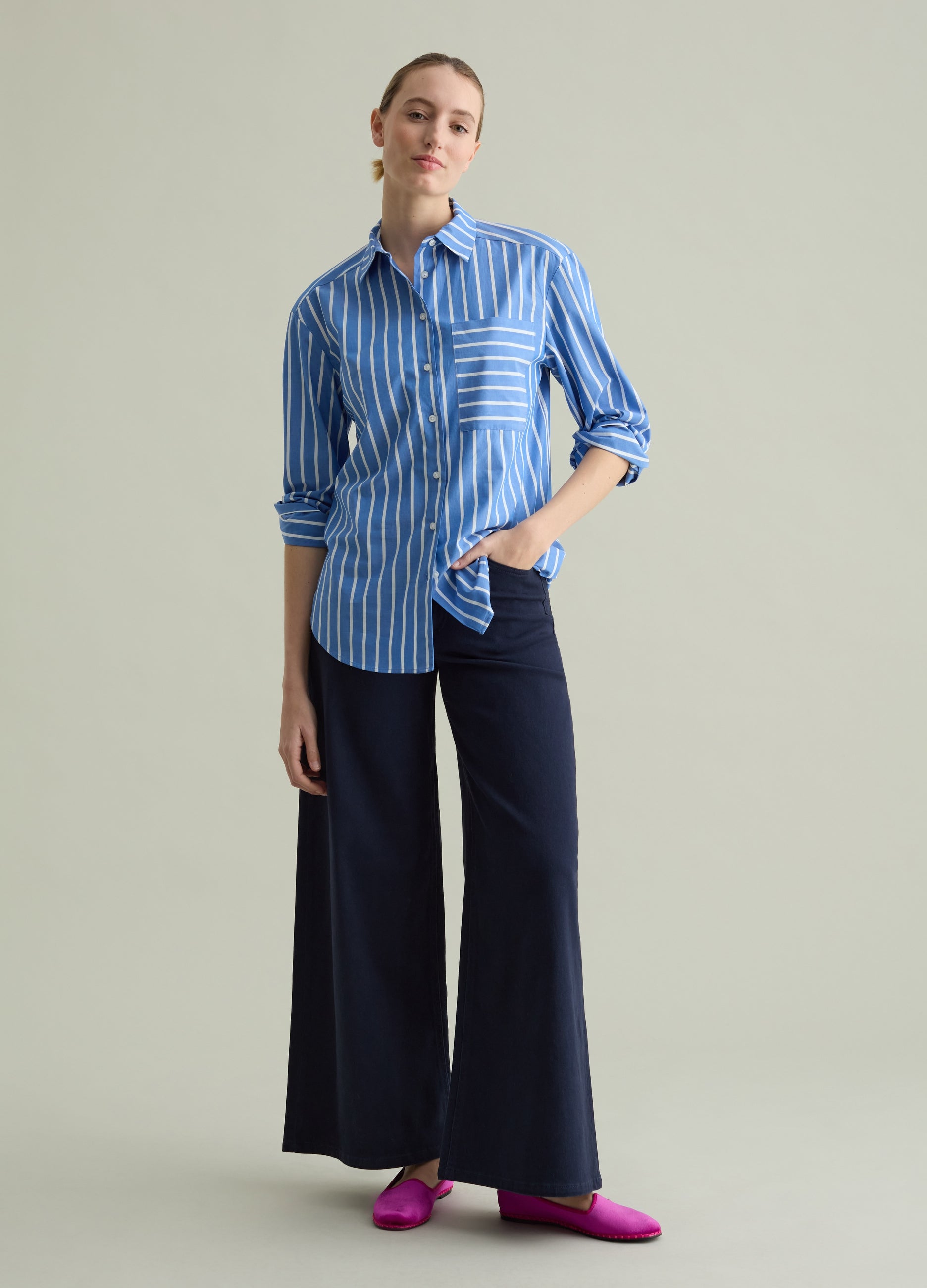 Cotton Shirt With Pocket