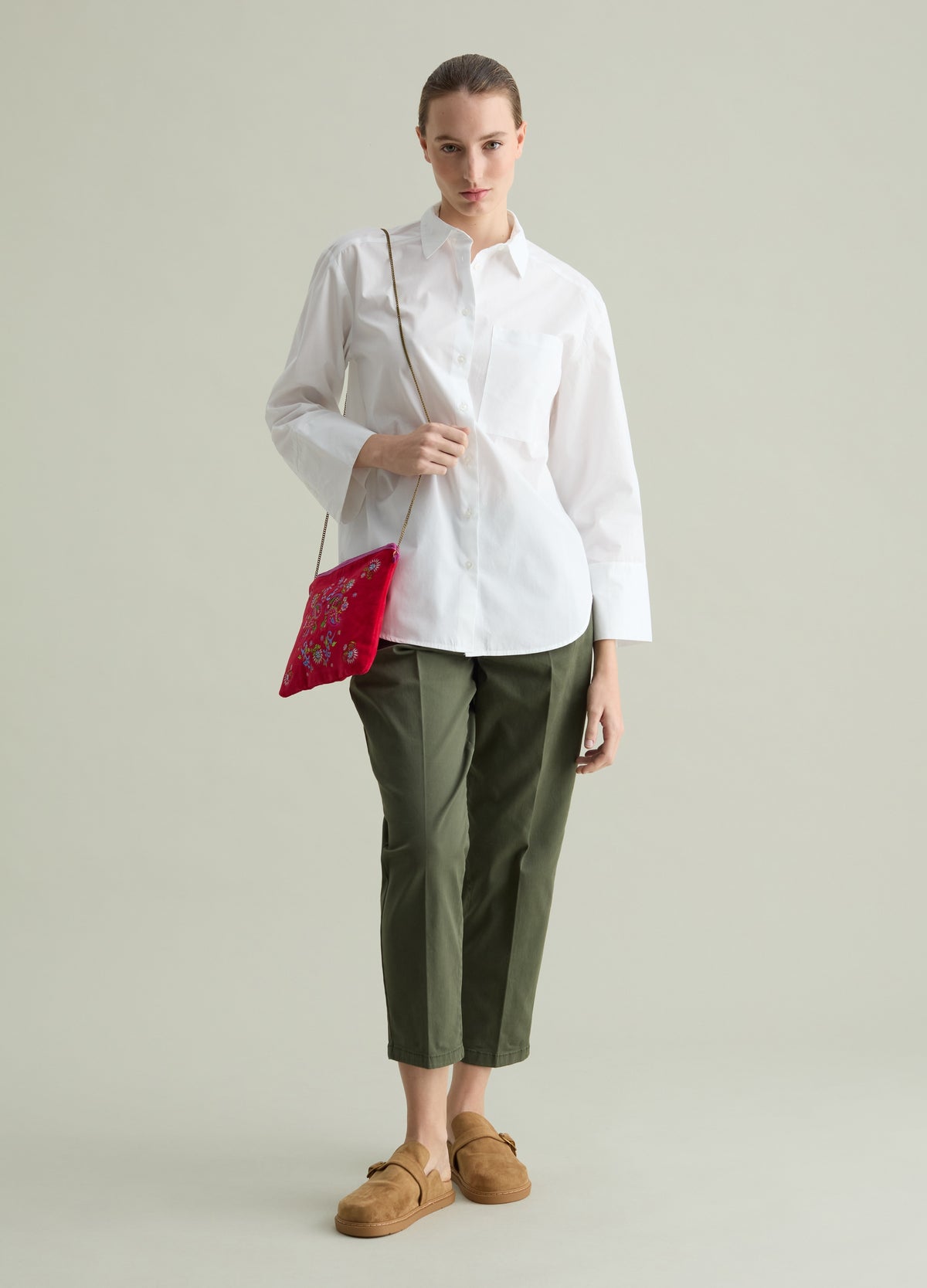 Cotton Shirt With Pocket