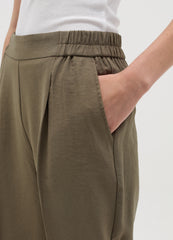 Chino Trousers With Elasticated Waist