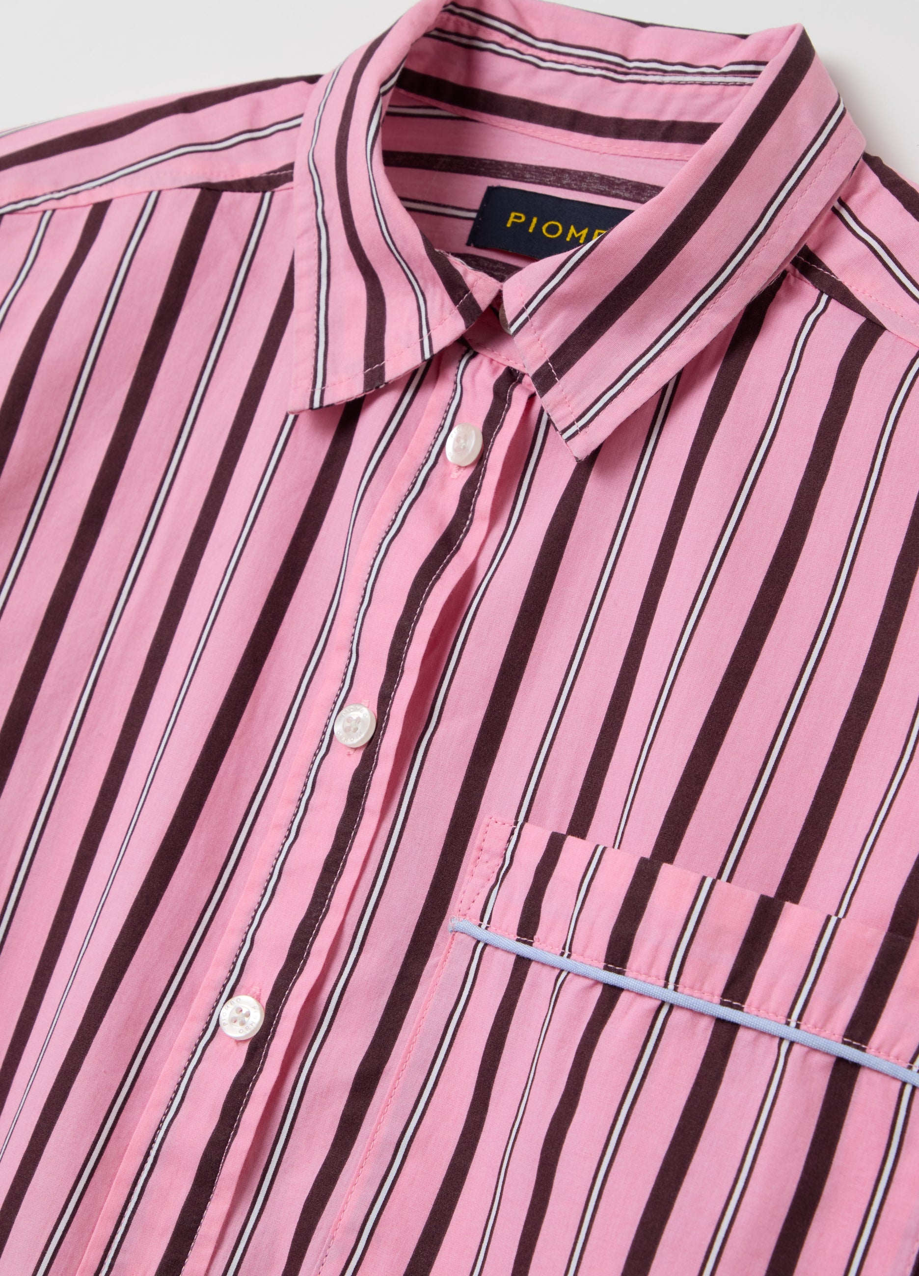 Ovs Striped Oxford Shirt With Pocket