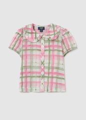 Ovs Short-Sleeved Shirt With Check Pattern