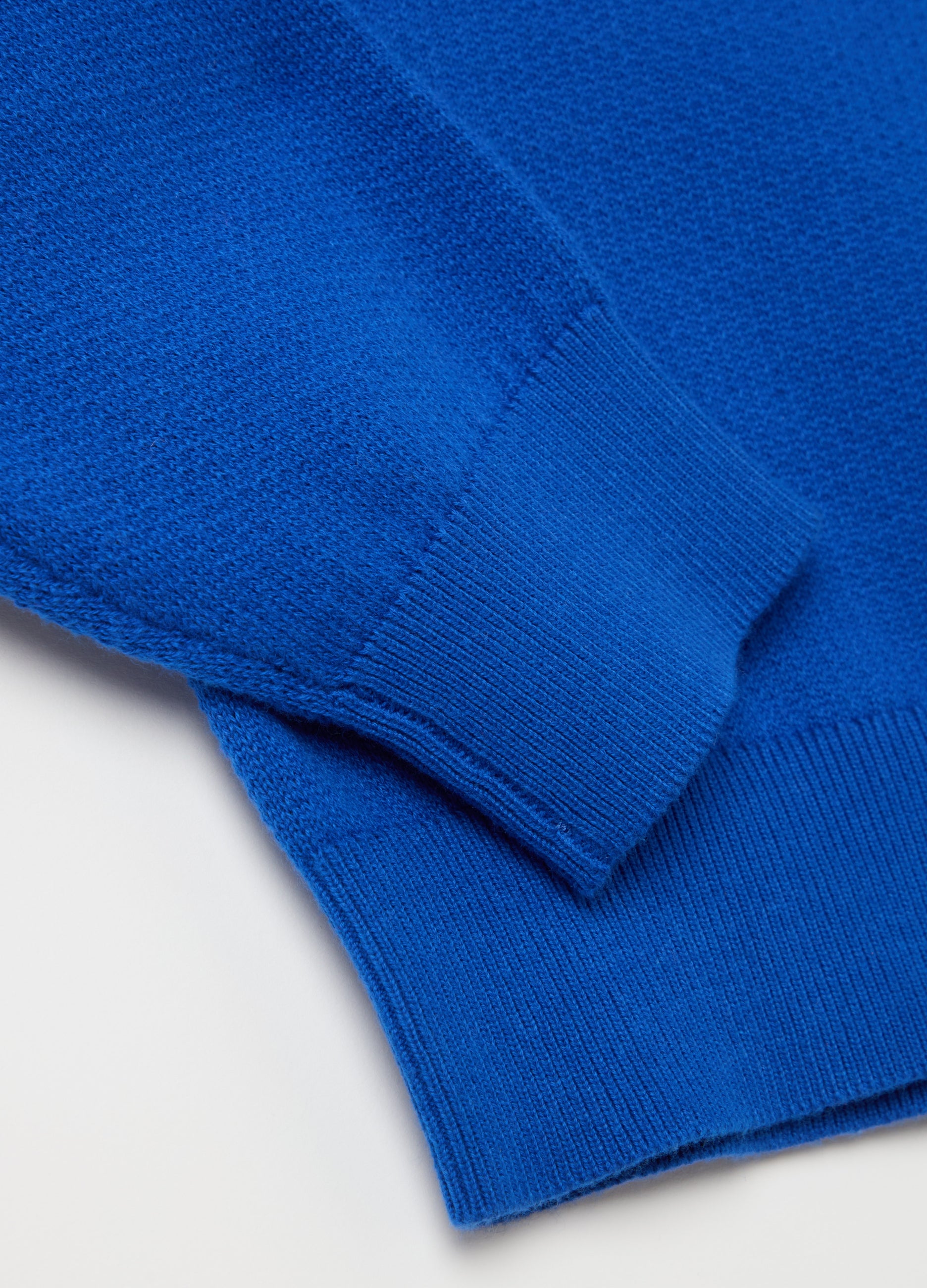French Terry Sweatshirt With Bouclã© ''Deep Blue'' Patch