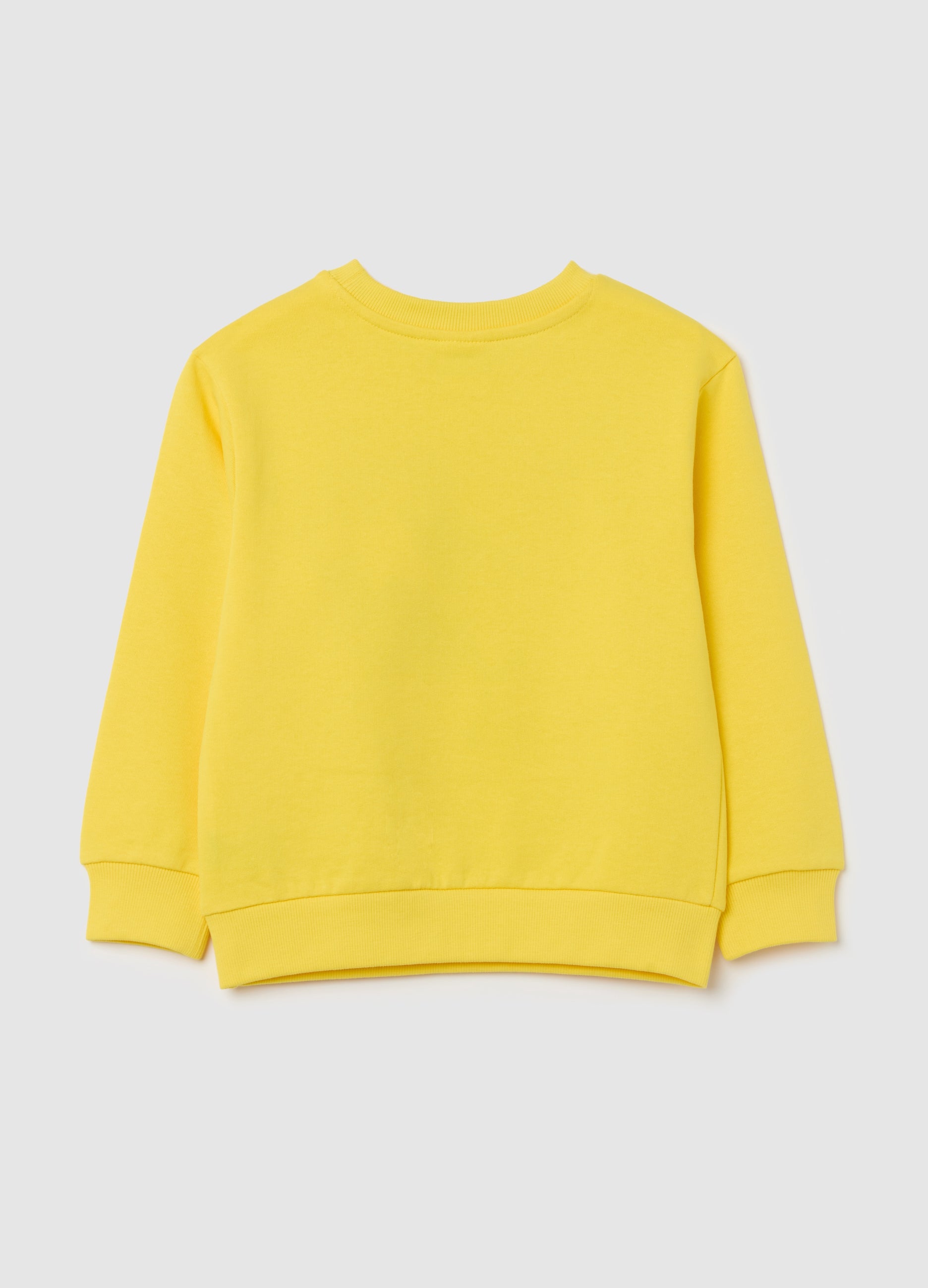 French Terry Sweatshirt With Sonic Print