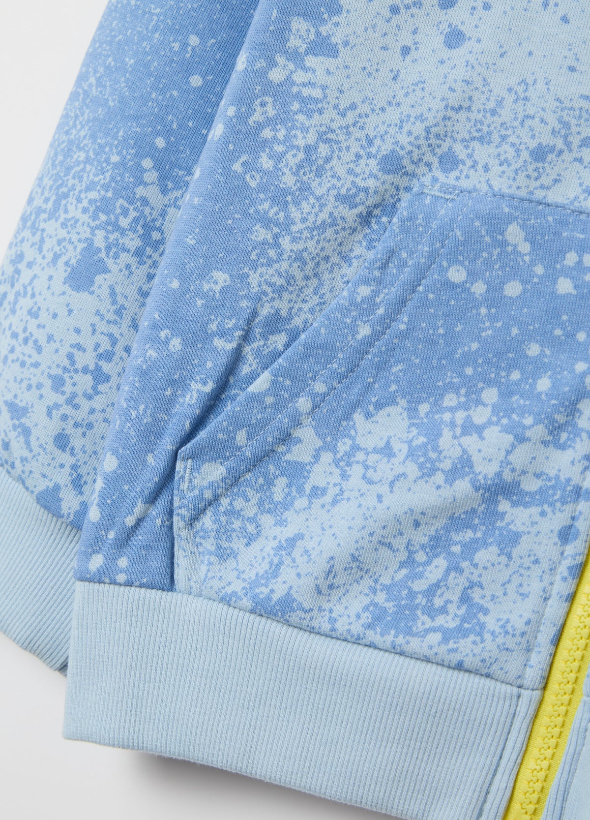 Full-Zip Sweatshirt In French Terry With Hood And Sonic Print