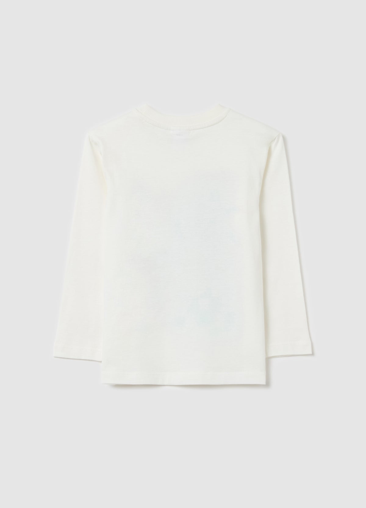 Long-Sleeved T-Shirt In Cotton With Sonic Print