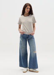 T-Shirt With Horizontal Stripes